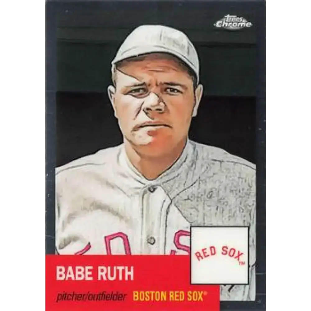 2022 Topps Chrome Platinum Anniversary #3 Babe Ruth NM-MT Boston Red Sox Baseball Card - Baseball Card Single