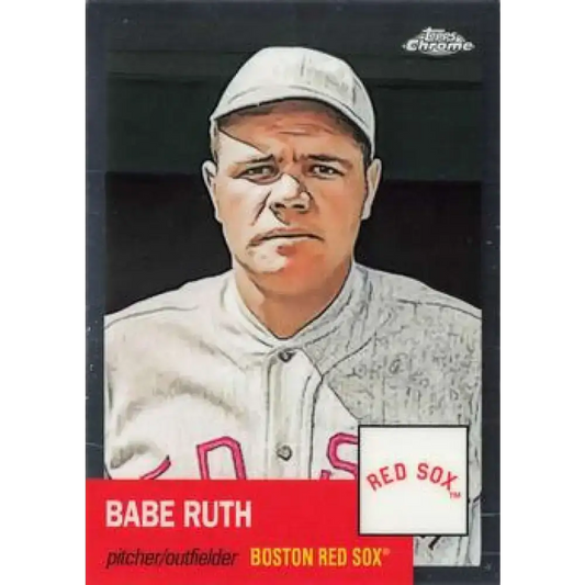 2022 Topps Chrome Platinum Anniversary #3 Babe Ruth NM-MT Boston Red Sox Baseball Card - Baseball Card Single