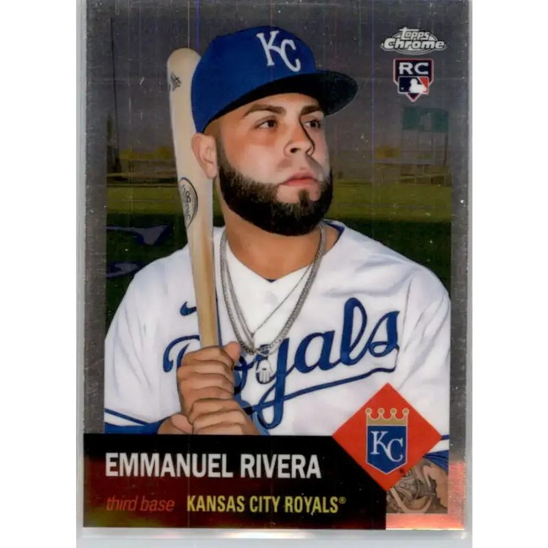2022 Topps Chrome Platinum Anniversary #304 Emmanuel Rivera NM-MT RC Rookie Kansas City Royals Baseball Card - Baseball