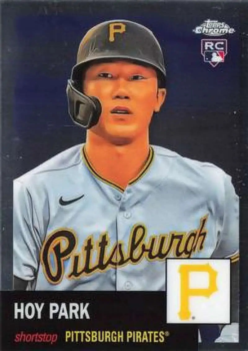 2022 Topps Chrome Platinum Anniversary #306 Hoy Park EX Excellent RC Rookie Pittsburgh Pirates Baseball Card - Baseball