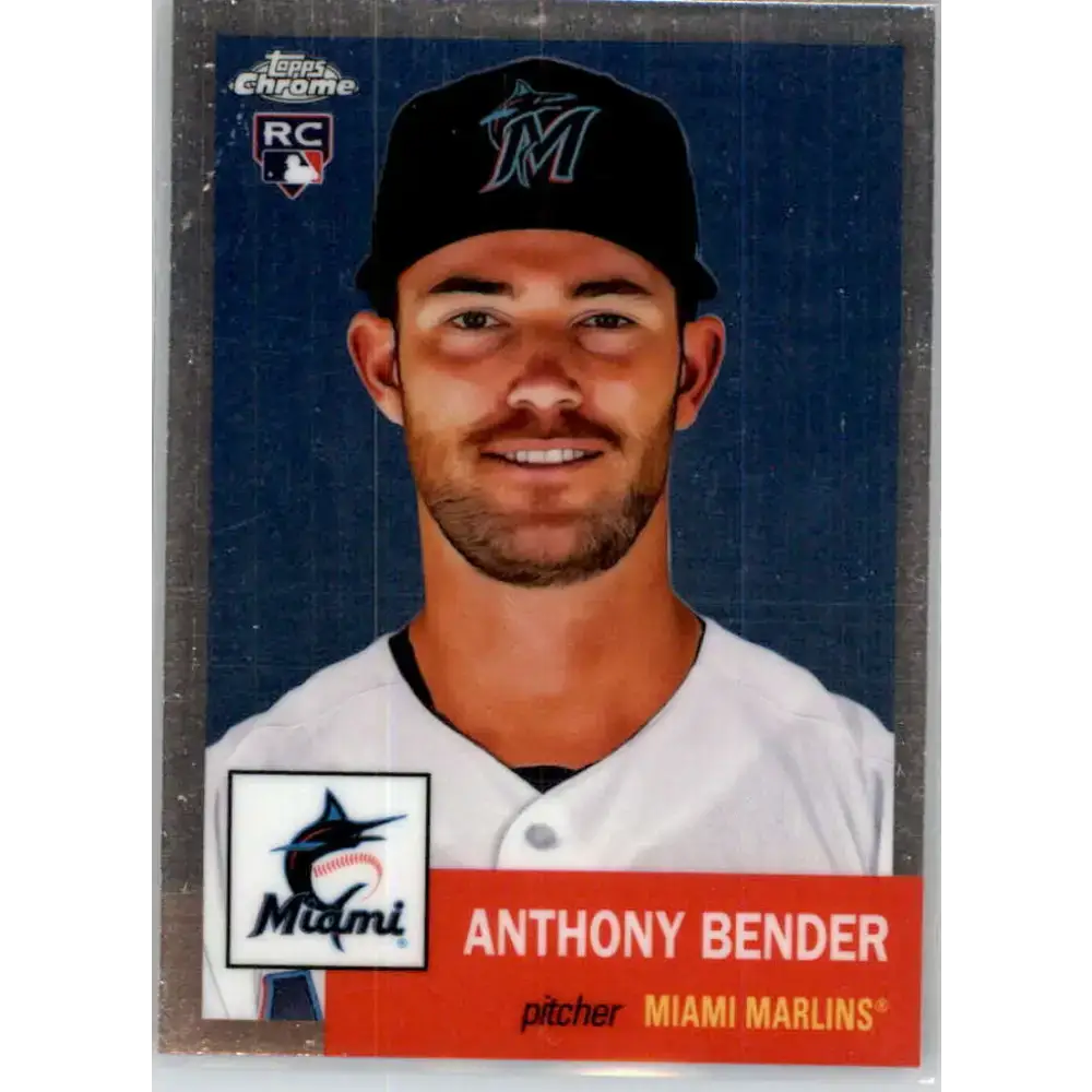 2022 Topps Chrome Platinum Anniversary #308 Anthony Bender NM-MT RC Rookie Miami Marlins Baseball Card - Baseball Card