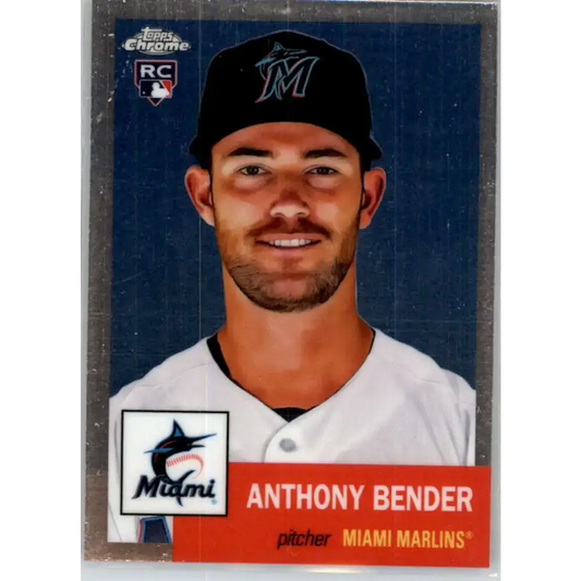 2022 Topps Chrome Platinum Anniversary #308 Anthony Bender NM-MT RC Rookie Miami Marlins Baseball Card - Baseball Card