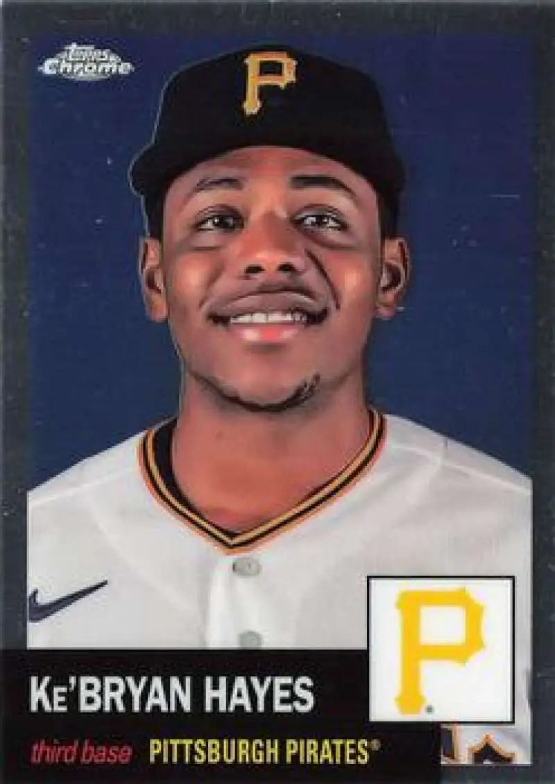 2022 Topps Chrome Platinum Anniversary #309 Ke’Bryan Hayes EX Excellent Pittsburgh Pirates Baseball Card - Baseball