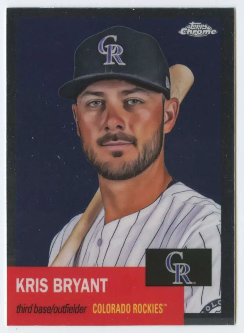 2022 Topps Chrome Platinum Anniversary #315 Kris Bryant EX Excellent Colorado Rockies Baseball Card - Baseball Card