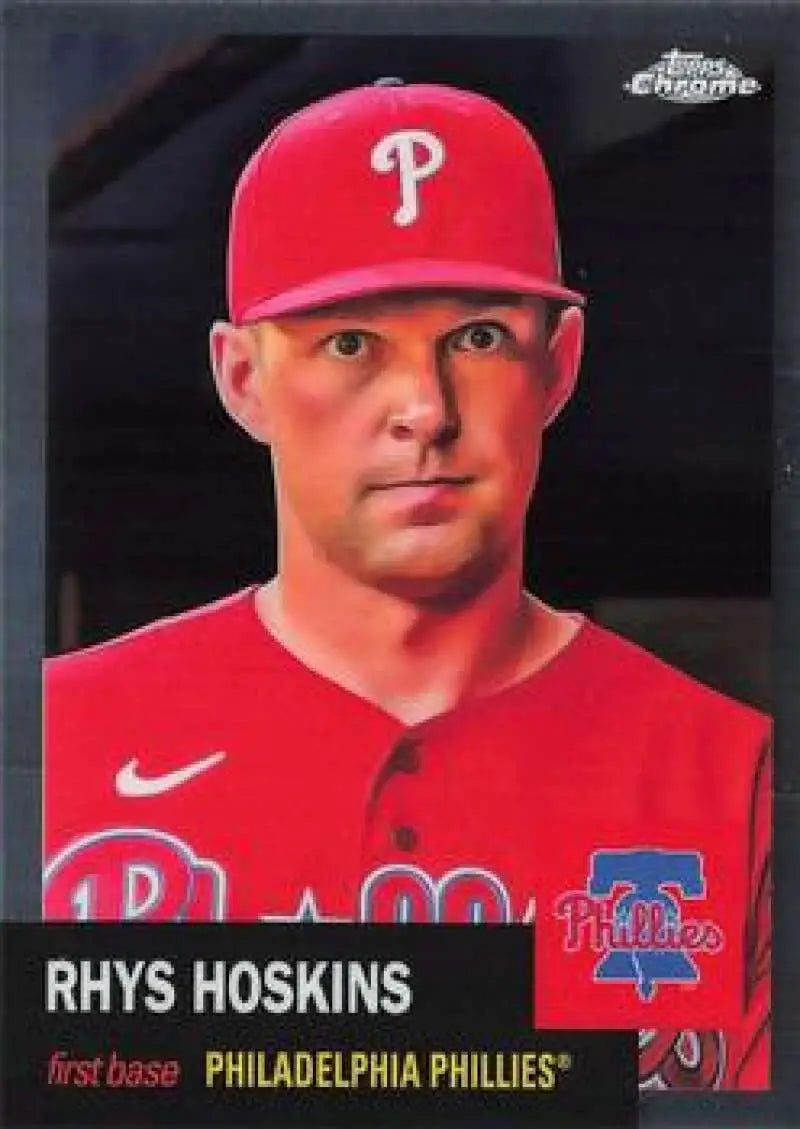 2022 Topps Chrome Platinum Anniversary #320 Rhys Hoskins EX Excellent Philadelphia Phillies Baseball Card - Baseball