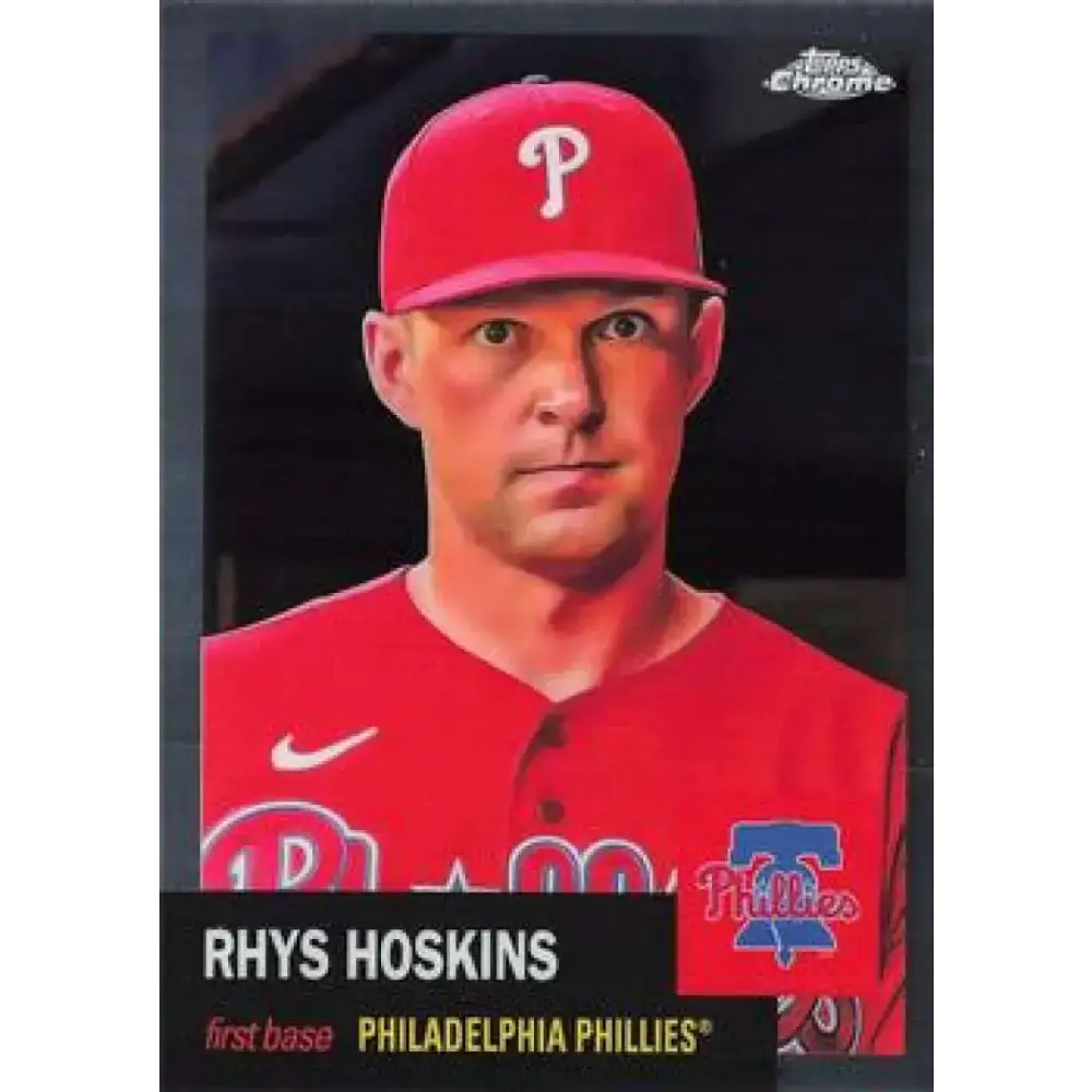 2022 Topps Chrome Platinum Anniversary #320 Rhys Hoskins NM-MT Philadelphia Phillies Baseball Card - Baseball Card