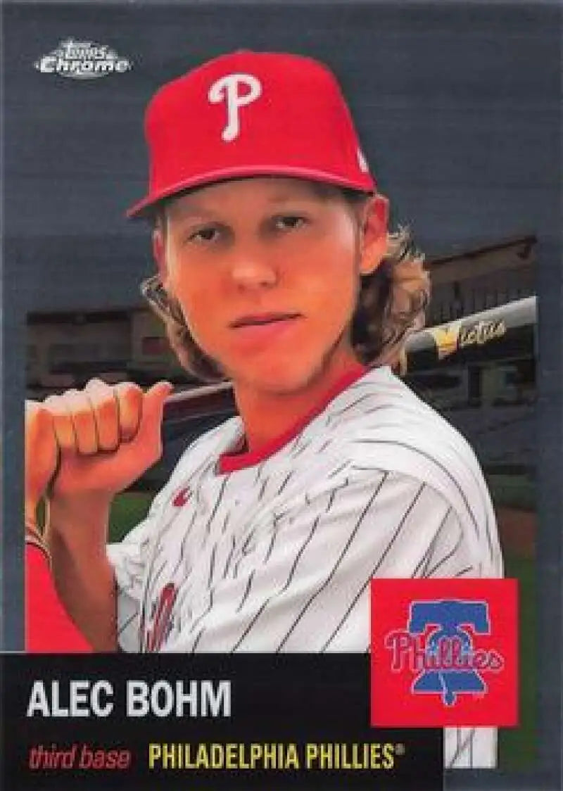 2022 Topps Chrome Platinum Anniversary #322 Alec Bohm EX Excellent Philadelphia Phillies Baseball Card - Baseball Card