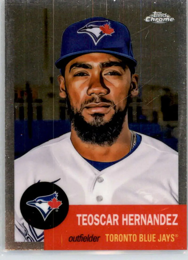2022 Topps Chrome Platinum Anniversary #324 Teoscar Hernandez EX Excellent Toronto Blue Jays Baseball Card - Baseball