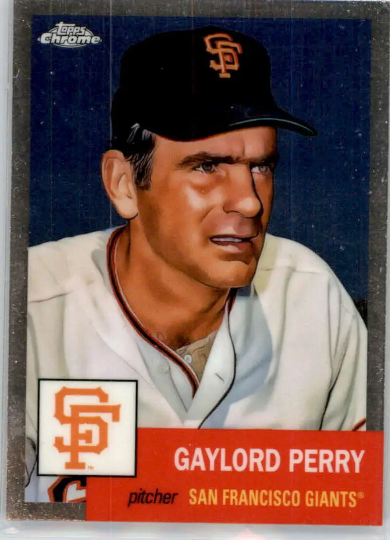 2022 Topps Chrome Platinum Anniversary #325 Gaylord Perry EX Excellent San Francisco Giants Baseball Card - Baseball