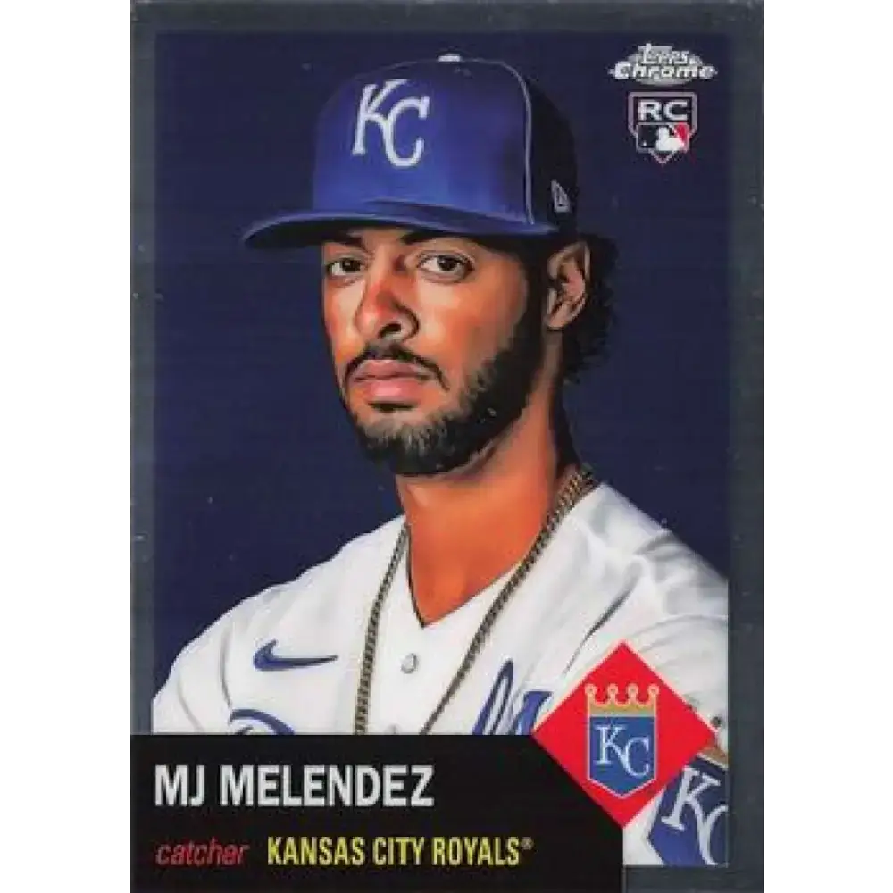 2022 Topps Chrome Platinum Anniversary #33 MJ Melendez NM-MT RC Rookie Kansas City Royals Baseball Card - Baseball Card