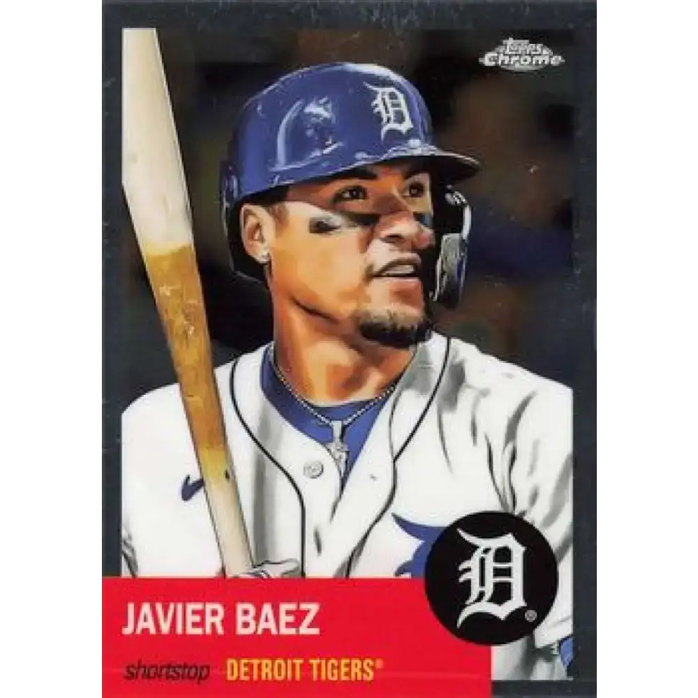 2022 Topps Chrome Platinum Anniversary #331 Javier Baez NM-MT Detroit Tigers Baseball Card - Baseball Card Single