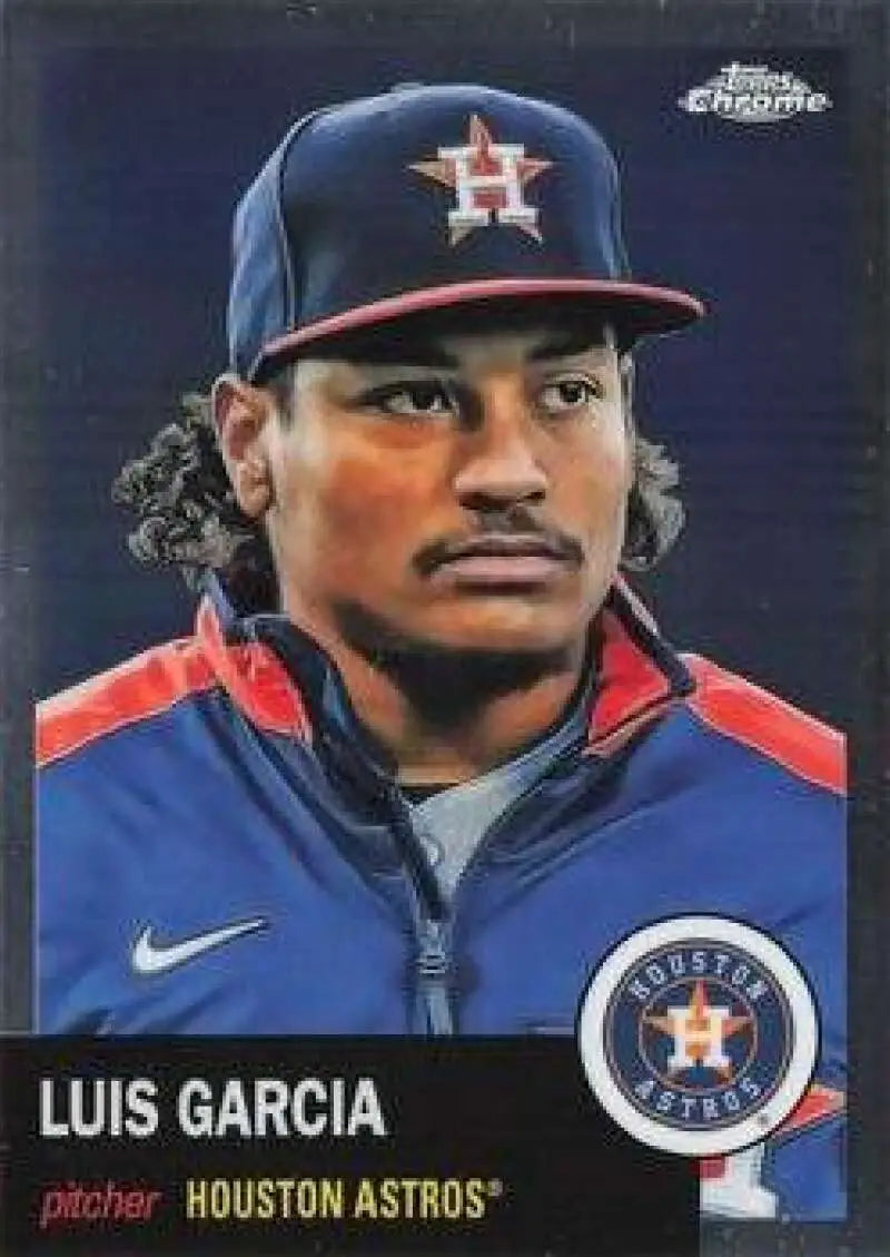 2022 Topps Chrome Platinum Anniversary #332 Luis Garcia EX Excellent Houston Astros Baseball Card - Baseball Card Single