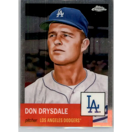 2022 Topps Chrome Platinum Anniversary #335 Don Drysdale NM-MT Los Angeles Dodgers Baseball Card - Baseball Card Single