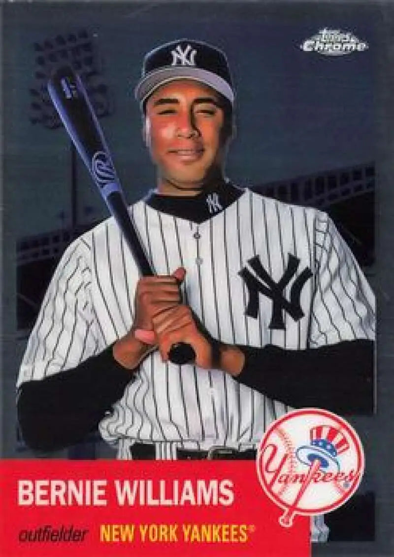 2022 Topps Chrome Platinum Anniversary #336 Bernie Williams EX Excellent New York Yankees Baseball Card - Baseball Card