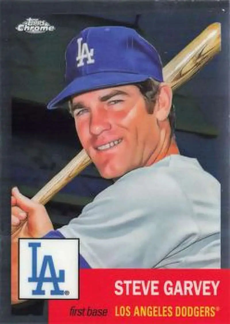 2022 Topps Chrome Platinum Anniversary #339 Steve Garvey EX Excellent Los Angeles Dodgers Baseball Card - Baseball Card