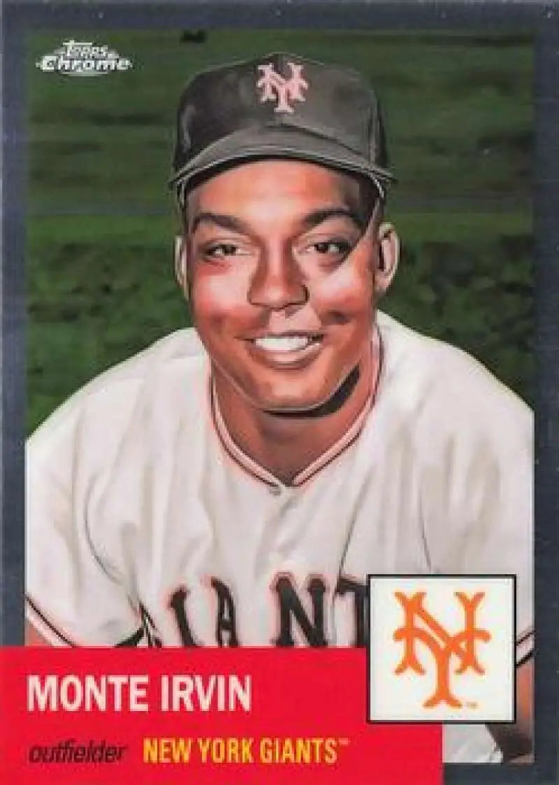 2022 Topps Chrome Platinum Anniversary #34 Monte Irvin EX Excellent New York Giants Baseball Card - Baseball Card Single
