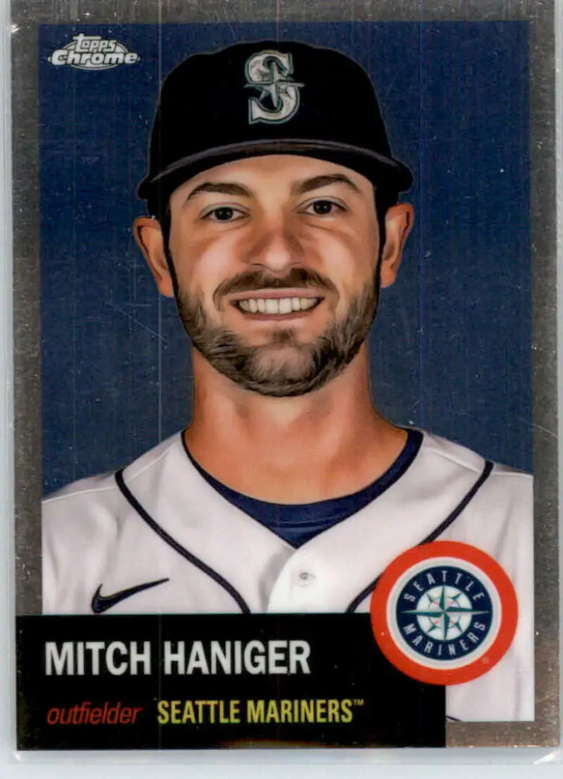 2022 Topps Chrome Platinum Anniversary #342 Mitch Haniger EX Excellent Seattle Mariners Baseball Card - Baseball Card
