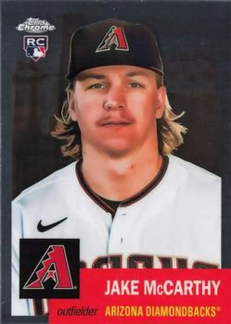 2022 Topps Chrome Platinum Anniversary #351 Jake McCarthy EX Excellent RC Rookie Arizona Diamondbacks Baseball Card