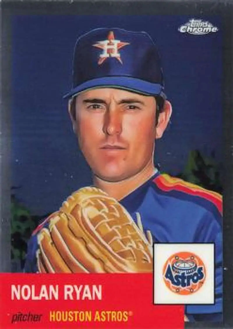 2022 Topps Chrome Platinum Anniversary #352 Nolan Ryan EX Excellent Houston Astros Baseball Card - Baseball Card Single