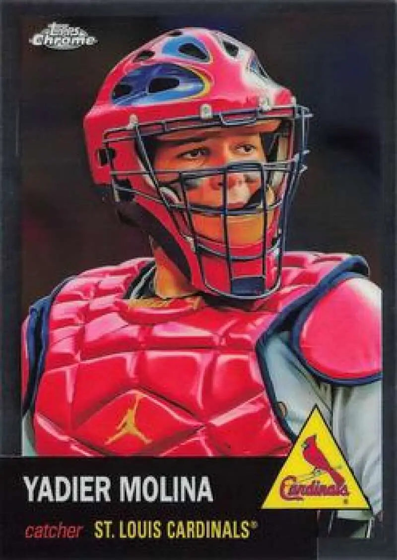 2022 Topps Chrome Platinum Anniversary #353 Yadier Molina EX Excellent St. Louis Cardinals Baseball Card - Baseball