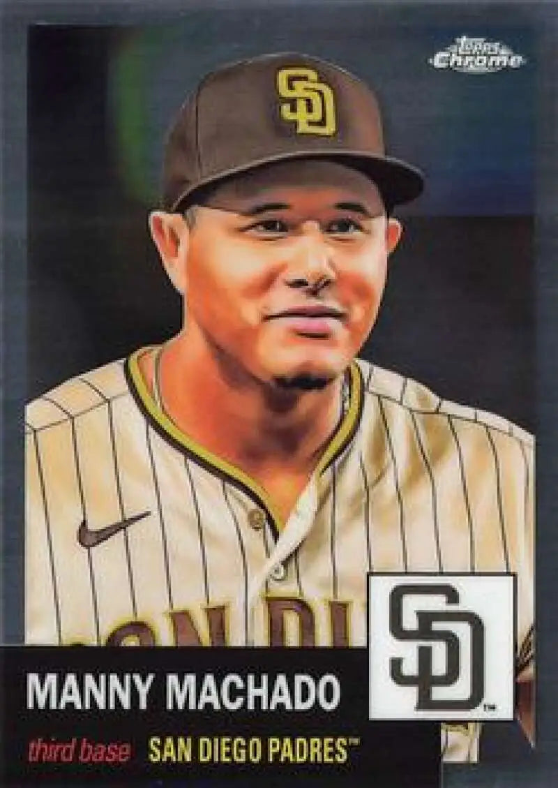 2022 Topps Chrome Platinum Anniversary #359 Manny Machado EX Excellent San Diego Padres Baseball Card - Baseball Card