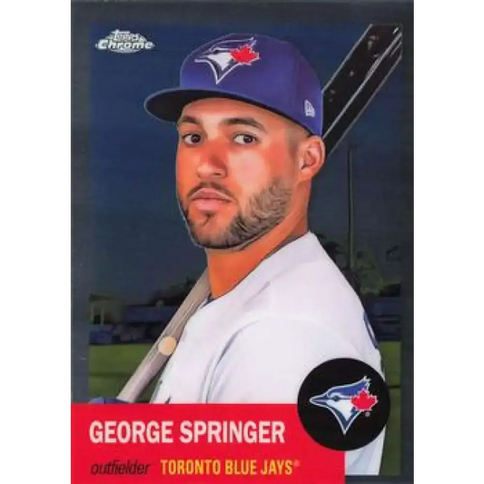 2022 Topps Chrome Platinum Anniversary #36 George Springer NM-MT Toronto Blue Jays Baseball Card - Baseball Card Single