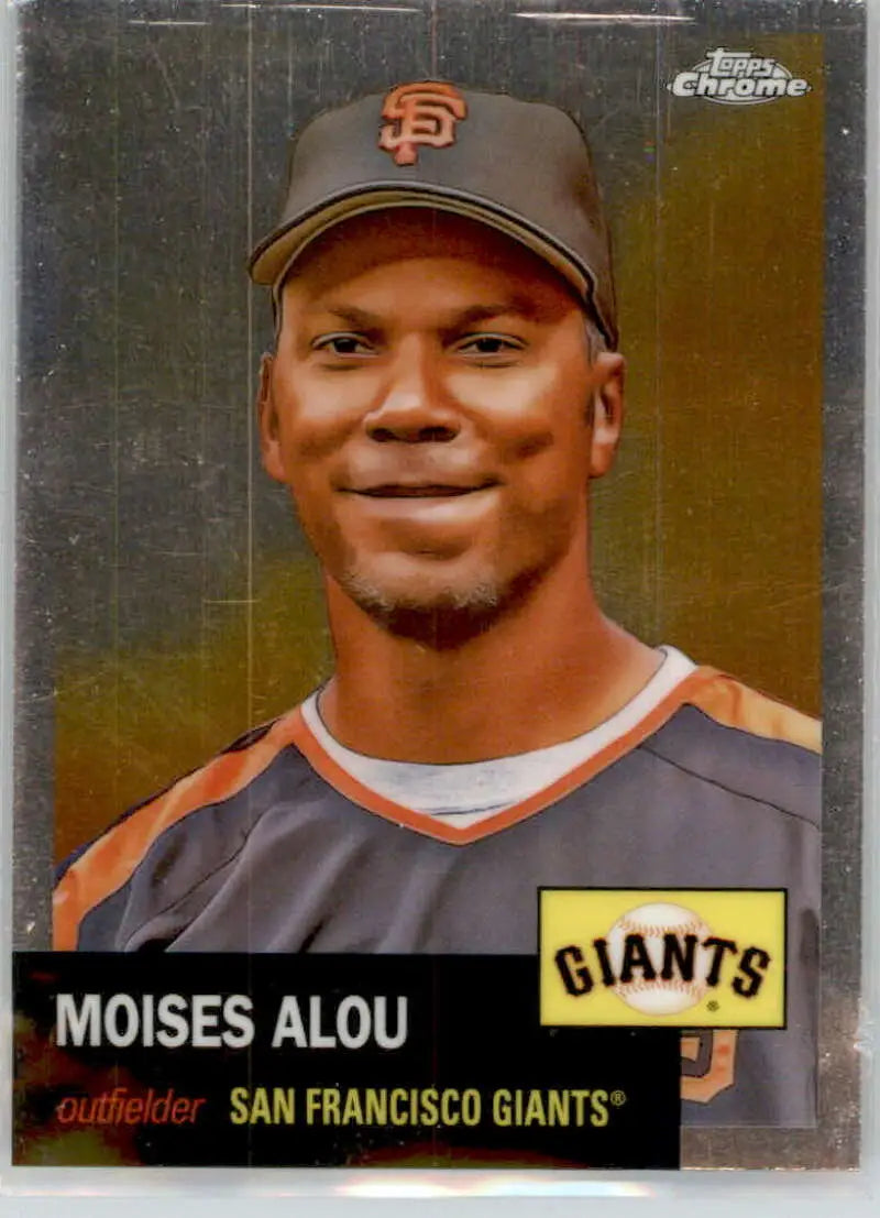 2022 Topps Chrome Platinum Anniversary #360 Moises Alou EX Excellent San Francisco Giants Baseball Card - Baseball Card