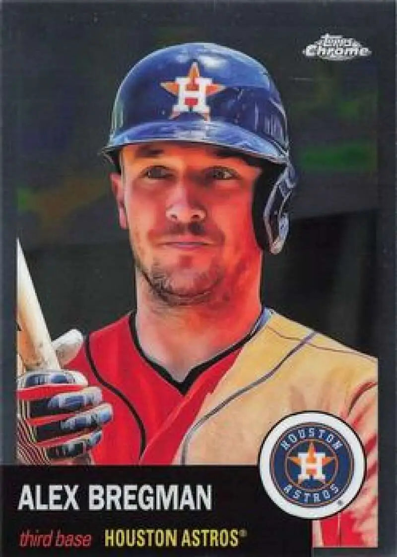 2022 Topps Chrome Platinum Anniversary #361 Alex Bregman EX Excellent Houston Astros Baseball Card - Baseball Card