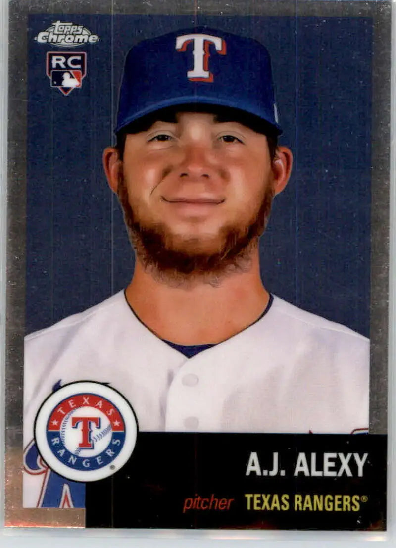 2022 Topps Chrome Platinum Anniversary #362 A.J. Alexy EX Excellent RC Rookie Texas Rangers Baseball Card - Baseball
