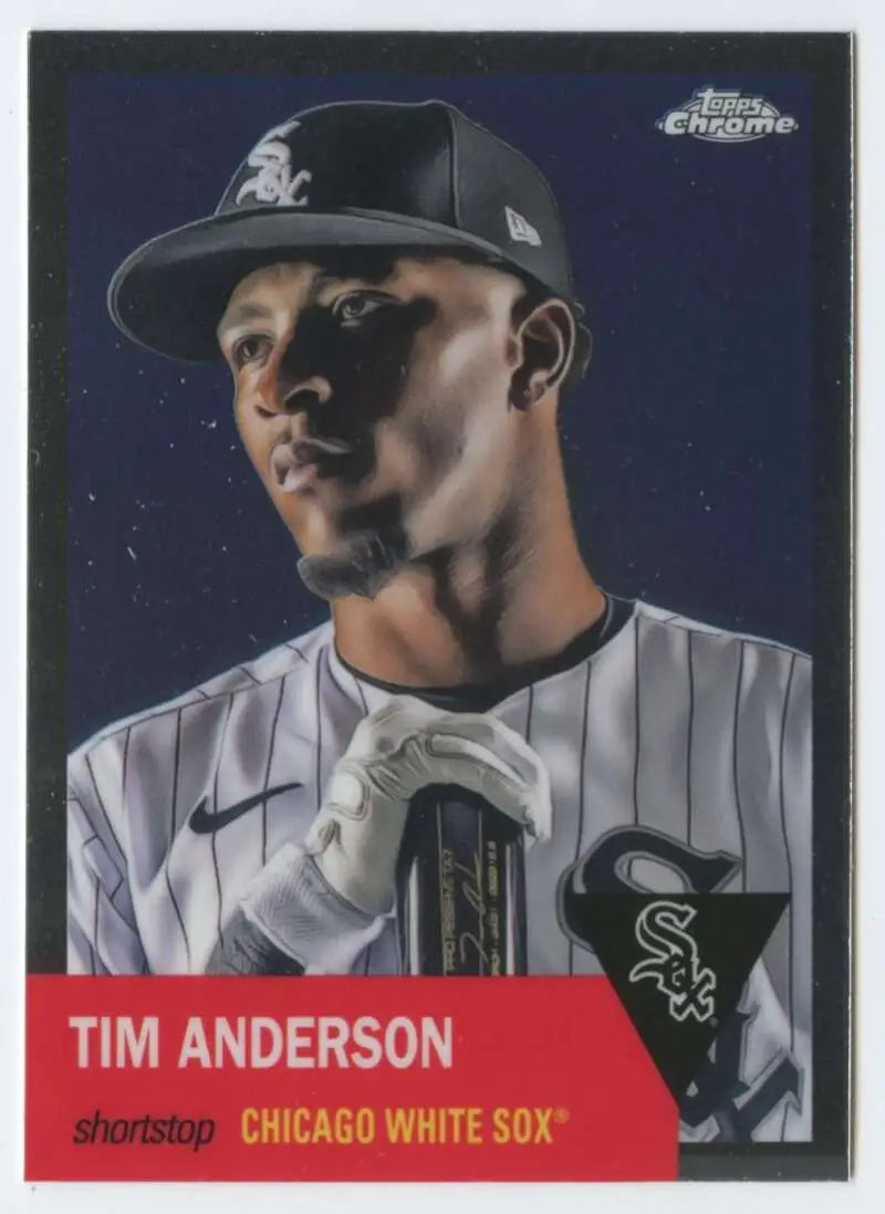 2022 Topps Chrome Platinum Anniversary #368 Tim Anderson EX Excellent Chicago White Sox Baseball Card - Baseball Card