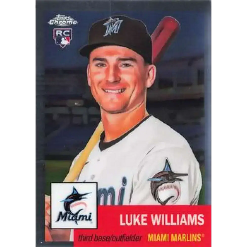2022 Topps Chrome Platinum Anniversary #371 Luke Williams NM-MT RC Rookie Miami Marlins Baseball Card - Baseball Card
