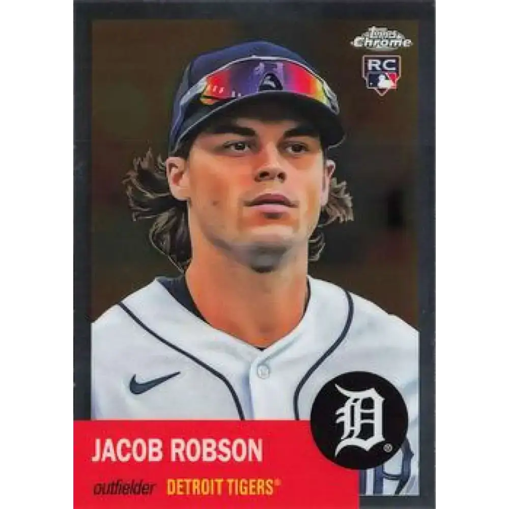 2022 Topps Chrome Platinum Anniversary #374 Jacob Robson NM-MT RC Rookie Detroit Tigers Baseball Card - Baseball Card