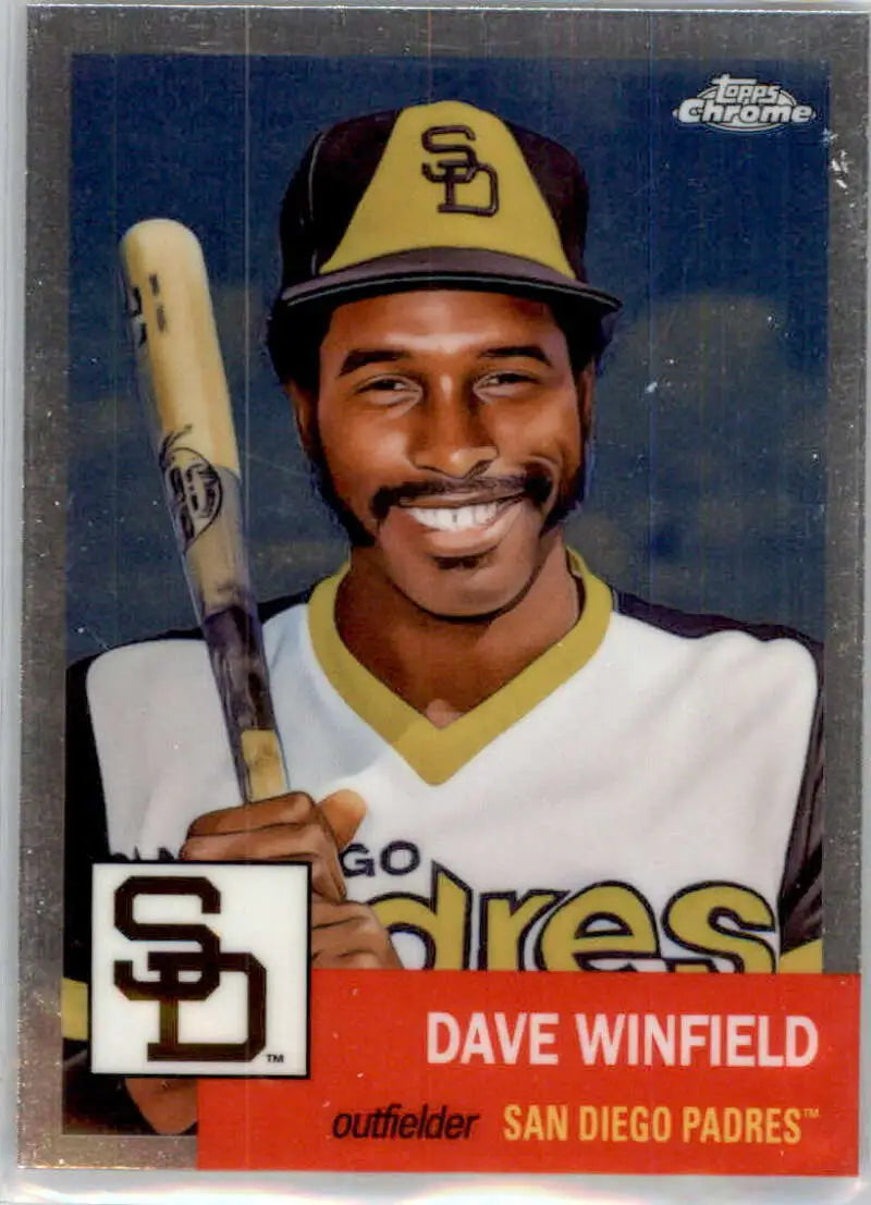 2022 Topps Chrome Platinum Anniversary #376 Dave Winfield EX Excellent San Diego Padres Baseball Card - Baseball Card