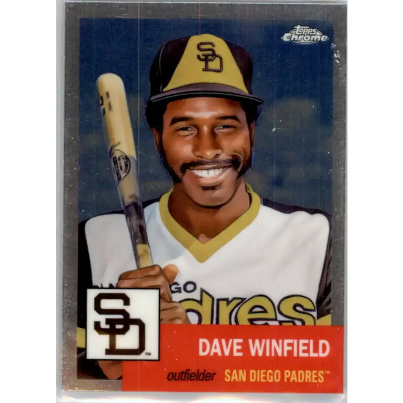 2022 Topps Chrome Platinum Anniversary #376 Dave Winfield NM-MT San Diego Padres Baseball Card - Baseball Card Single