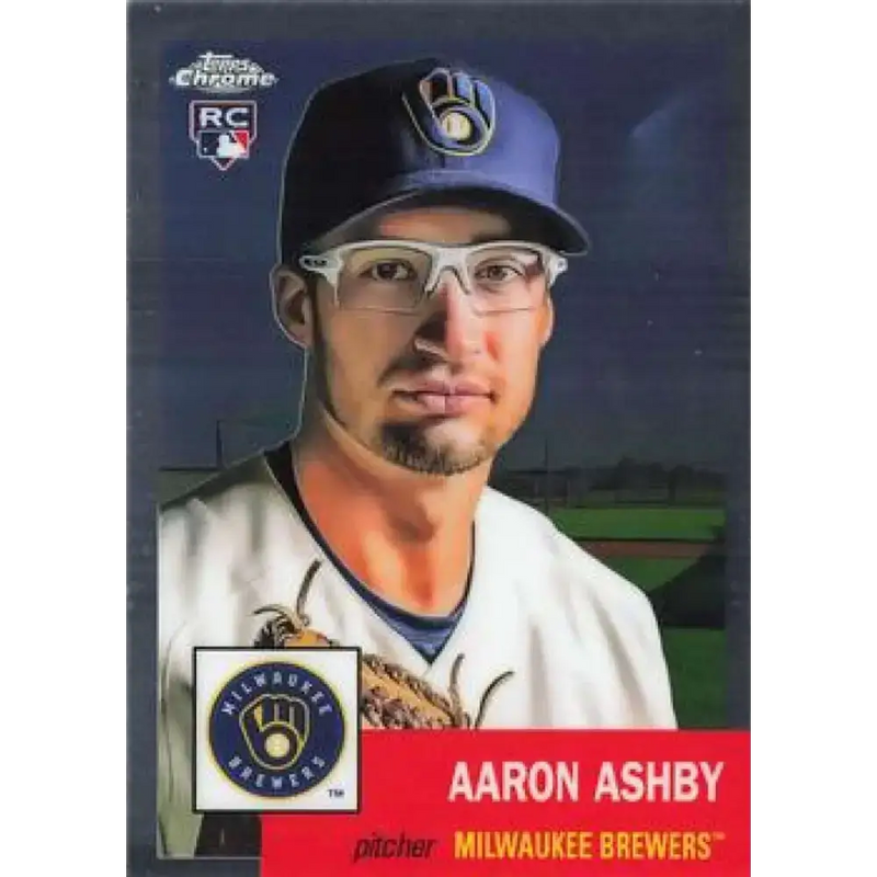 2022 Topps Chrome Platinum Anniversary #378 Aaron Ashby NM-MT RC Rookie Milwaukee Brewers Baseball Card - Baseball Card