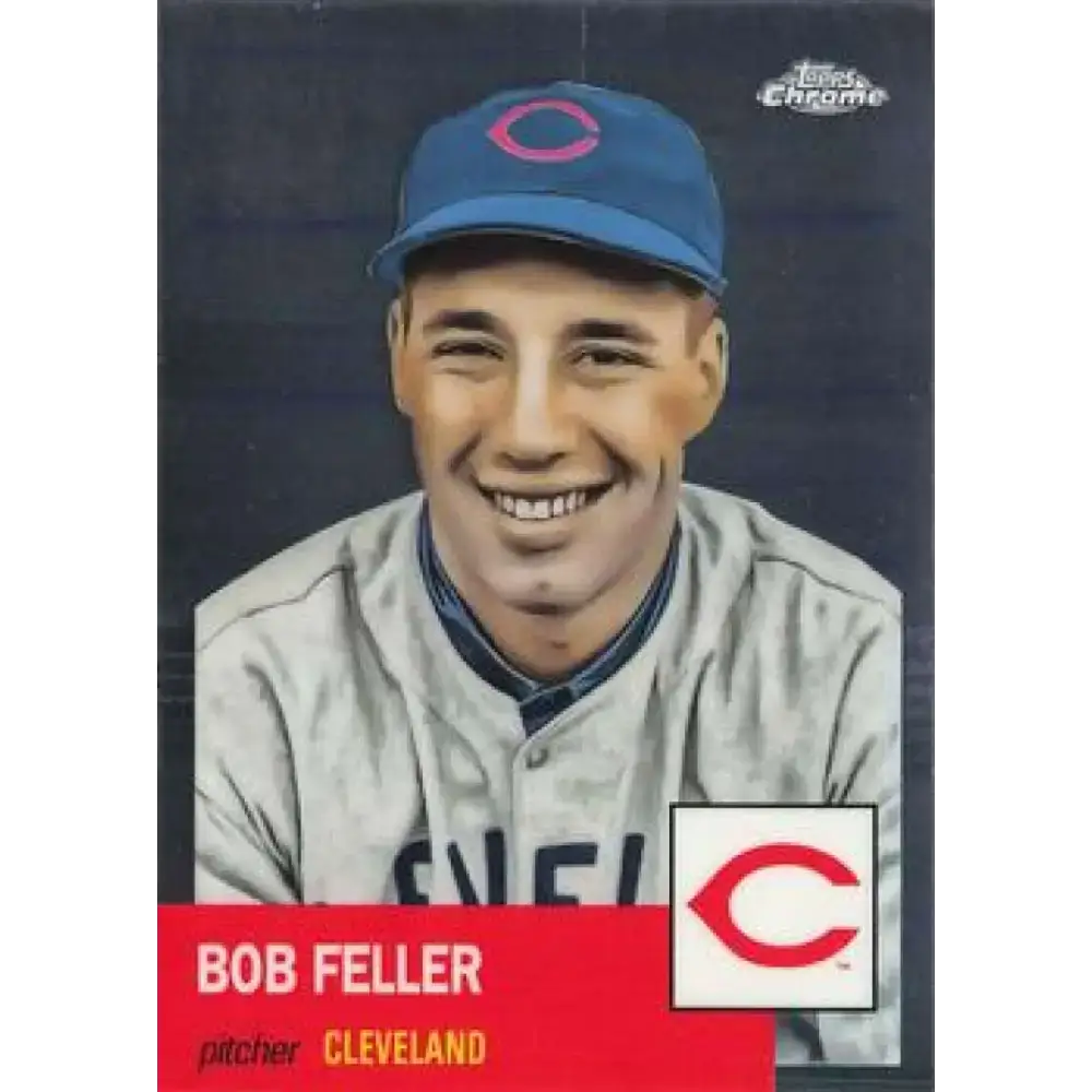 2022 Topps Chrome Platinum Anniversary #383 Bob Feller NM-MT Cleveland Baseball Card - Baseball Card Single