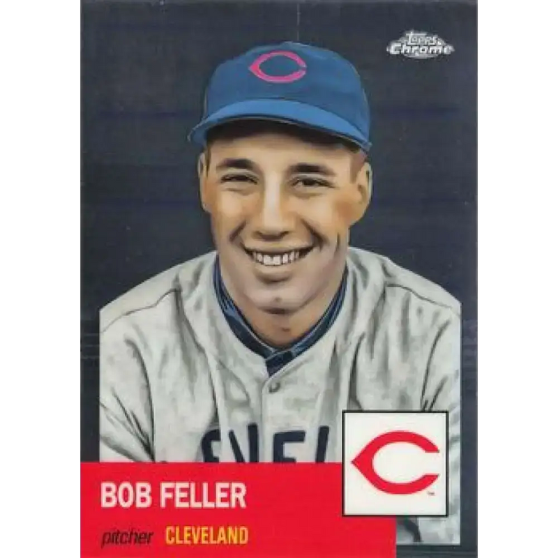 2022 Topps Chrome Platinum Anniversary #383 Bob Feller NM-MT Cleveland Baseball Card - Baseball Card Single
