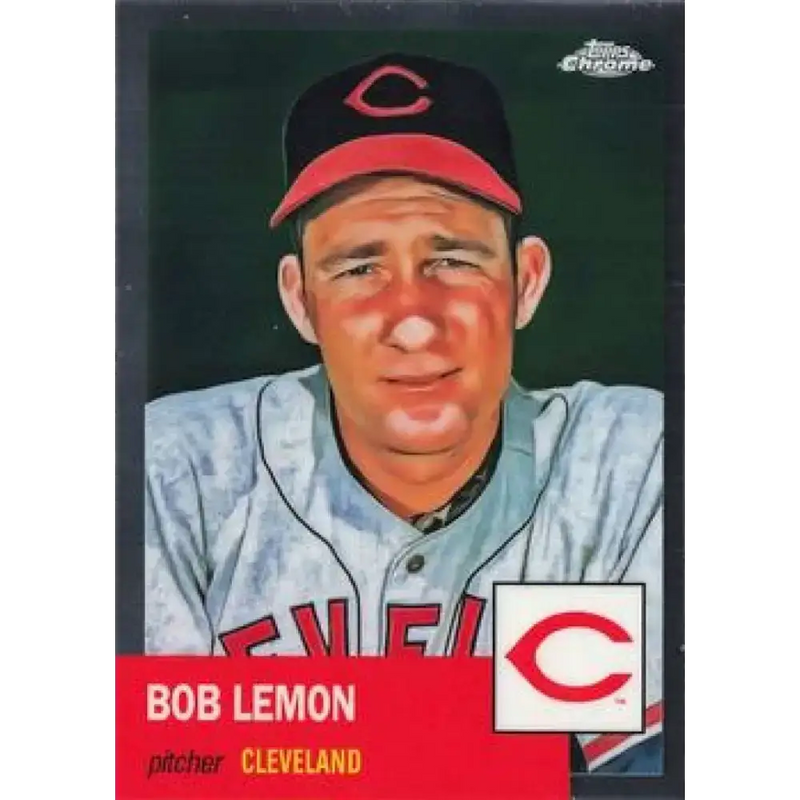 2022 Topps Chrome Platinum Anniversary #390 Bob Lemon NM-MT Cleveland Baseball Card - Baseball Card Single