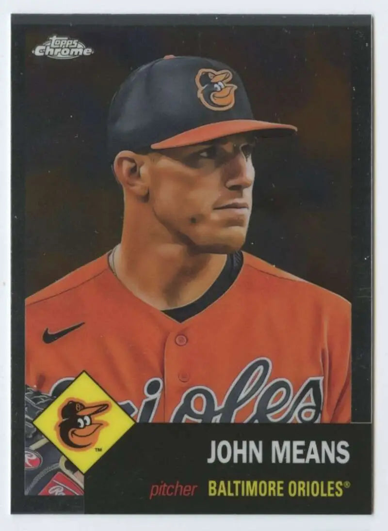 2022 Topps Chrome Platinum Anniversary #392 John Means EX Excellent Baltimore Orioles Baseball Card - Baseball Card
