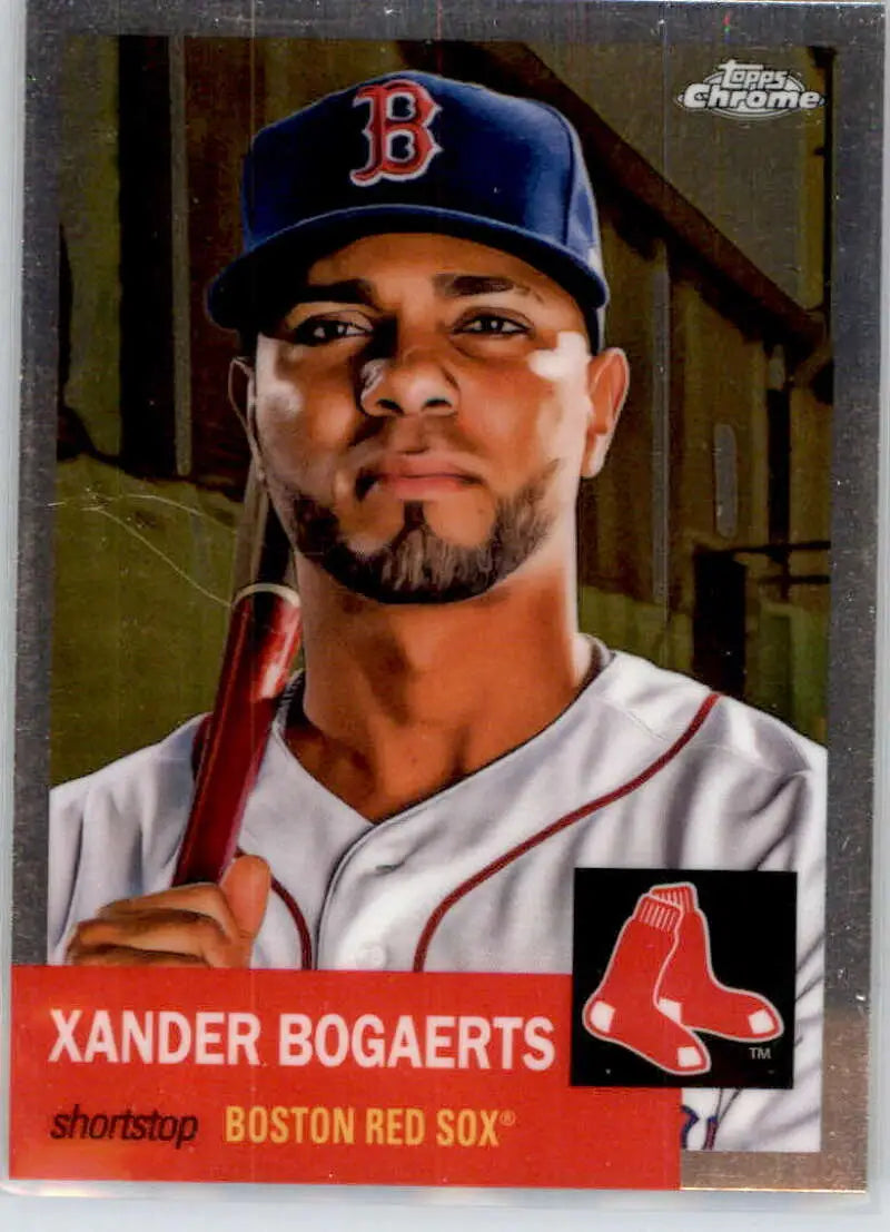 2022 Topps Chrome Platinum Anniversary #394 Xander Bogaerts EX Excellent Boston Red Sox Baseball Card - Baseball Card