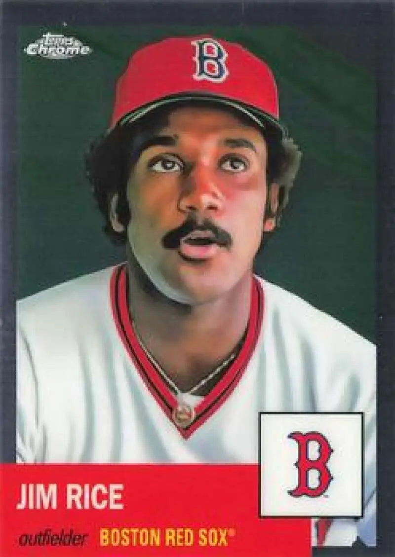 2022 Topps Chrome Platinum Anniversary #398 Jim Rice EX Excellent Boston Red Sox Baseball Card - Baseball Card Single