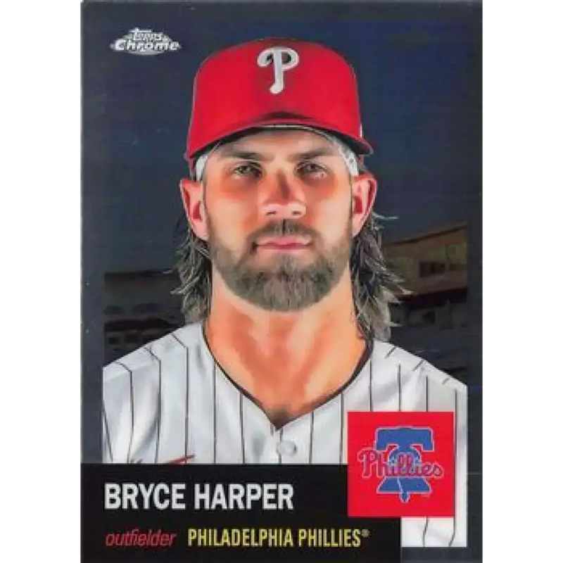 2022 Topps Chrome Platinum Anniversary #400 Bryce Harper NM-MT Philadelphia Phillies Baseball Card - Baseball Card