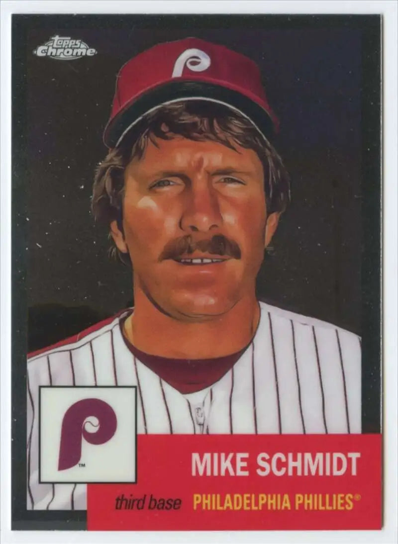 2022 Topps Chrome Platinum Anniversary #401 Mike Schmidt EX Excellent Philadelphia Phillies Baseball Card - Baseball