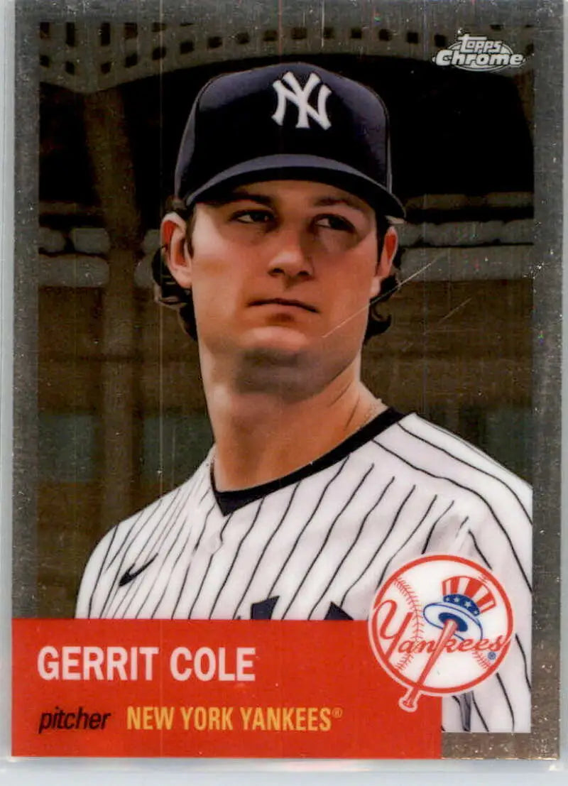 2022 Topps Chrome Platinum Anniversary #404 Gerrit Cole EX Excellent New York Yankees Baseball Card - Baseball Card