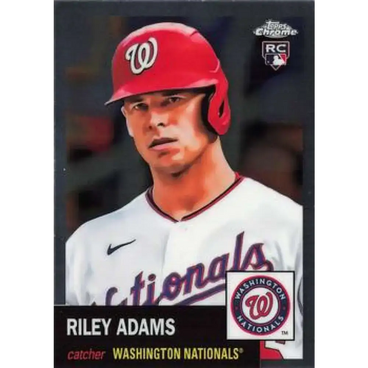 2022 Topps Chrome Platinum Anniversary #406 Riley Adams NM-MT RC Rookie Washington Nationals Baseball Card - Baseball