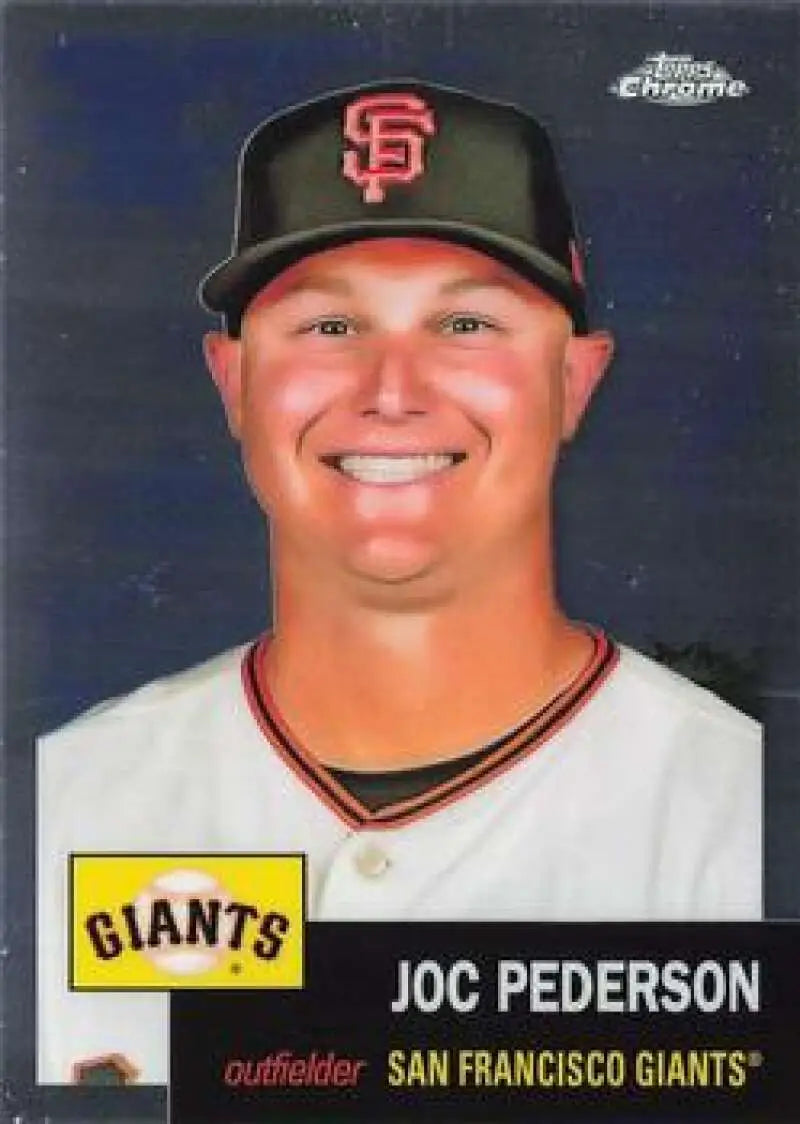 2022 Topps Chrome Platinum Anniversary #41 Joc Pederson EX Excellent San Francisco Giants Baseball Card - Baseball Card