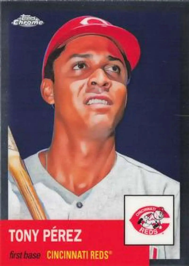 2022 Topps Chrome Platinum Anniversary #411 Tony Perez EX Excellent Cincinnati Reds Baseball Card - Baseball Card Single