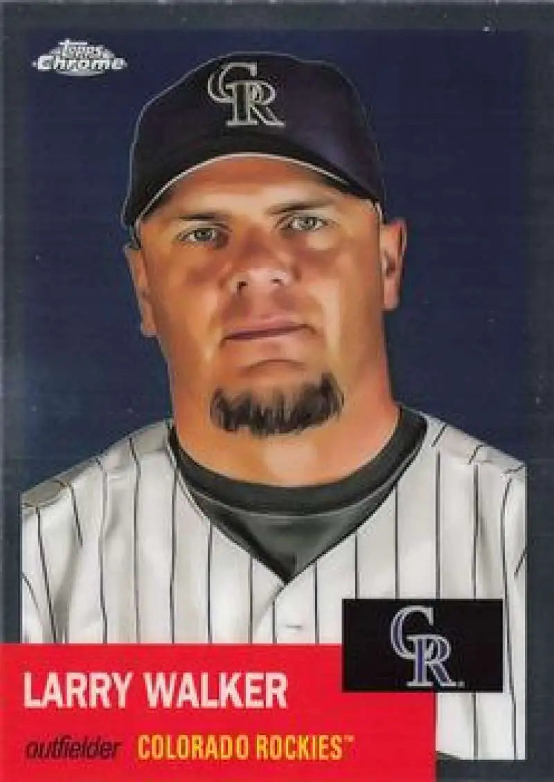 2022 Topps Chrome Platinum Anniversary #412 Larry Walker EX Excellent Colorado Rockies Baseball Card - Baseball Card