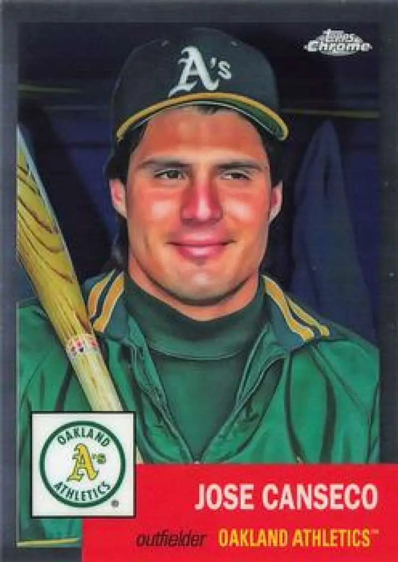 2022 Topps Chrome Platinum Anniversary #416 Jose Canseco EX Excellent Oakland Athletics Baseball Card - Baseball Card