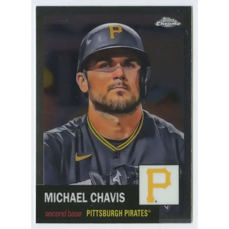 2022 Topps Chrome Platinum Anniversary #420 Michael Chavis NM-MT Pittsburgh Pirates Baseball Card - Baseball Card Single